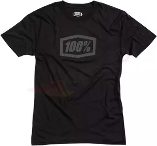 Camiseta 100% Percent Essential Tech modelo negro/gris M - 35004-057-11