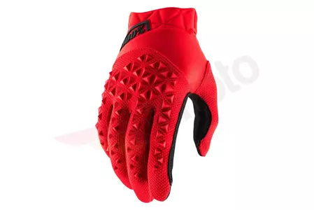 Handschuhe 100% Prozent Airmatic rot/schwarz L - 10012-013-12