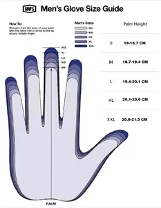 Handschuhe 100% Prozent Brisker softshell gelb fluo L-2