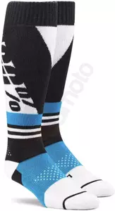 100% Percent Cross Torque čarape, crno/plavo/bijele S/M - 24007-245-17