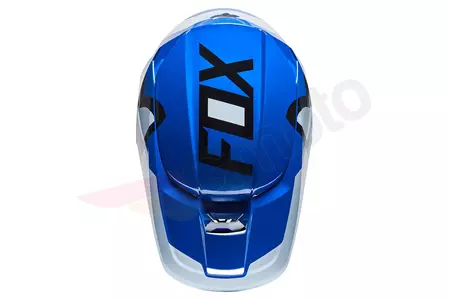 Fox V1 Lux Blue S Motorradhelm-3
