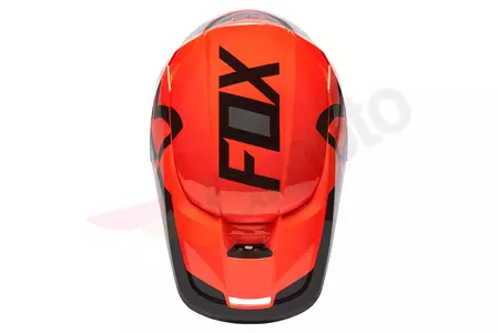Fox V1 Lux Fluorescent Orange S moottoripyöräkypärä-3