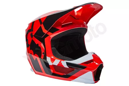Motocyklová přilba Fox V1 Lux Fluorescent Red S-2