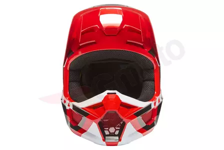Kask motocyklowy Fox V1 Lux Fluorescent Red S-5