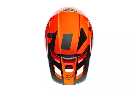 Fox V2 Dier Arancione Fluorescente S casco da moto-2