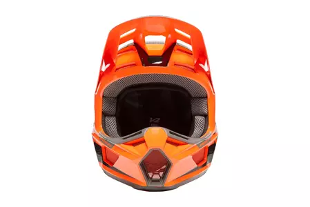 Fox V2 Dier Arancione Fluorescente S casco da moto-3