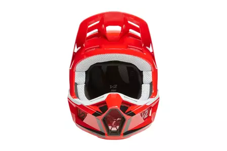 Kask motocyklowy Fox V2 Merz Fluorescent Red M-2