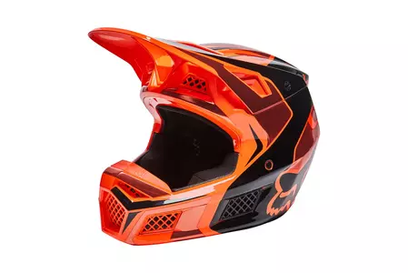 Motocyklová přilba Fox V3 RS Mirer Fluorescent Orange L - 28026-824-L