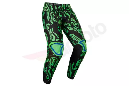 Pantaloni de motocicletă Fox 180 Peril Verde fluorescent 32-2
