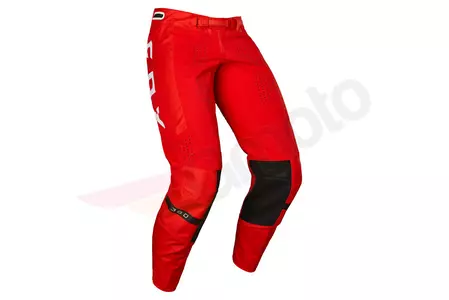 Fox 360 Merz Fluorescenčné červené nohavice na motorku 32-2
