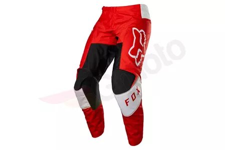 Fox Junior 180 Lux Fluorescent Red Y26 Motocyklové nohavice - 28183-110-Y26