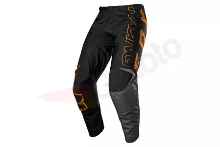 Pantaloni pentru motociclete Fox Junior 180 Skew negru/auriu Y24 - 28185-595-Y24
