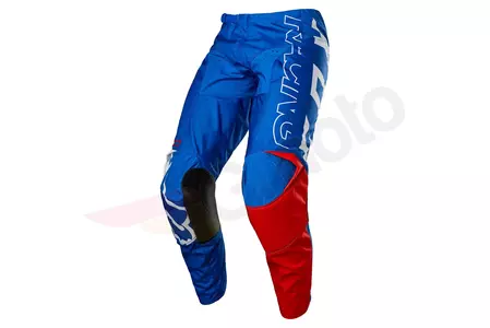 Fox Junior 180 Skew fehér/piros/kék Y26 motorkerékpár nadrág-1