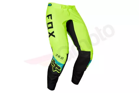 Spodnie motocyklowe Fox Junior 360 Dier Fluorescent Yellow Y22-3