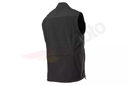 Jacheta de motociclete Fox Legion Softshell negru/argintiu L-3