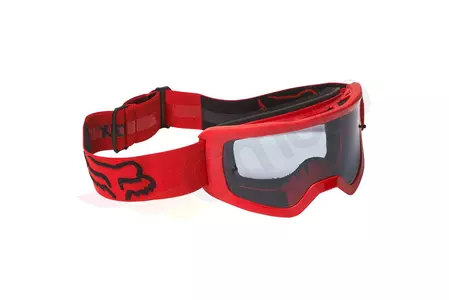 Fox Main S Stray Fluorescent Red goggles - Klar linse (1 linse inkluderet)-2