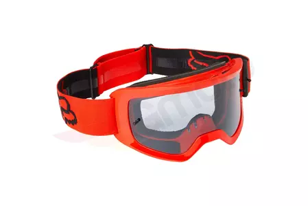 Fox Main Stray Fluoreszkáló piros védőszemüveg - átlátszó lencse (1 lencse tartozék)-3