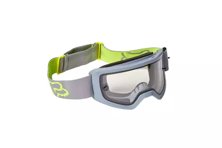 Óculos de proteção Fox Main Stray Steel Grey - Lente transparente (1 lente incluída) - 25834-172-OS