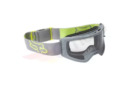 Ochelari de protecție Fox Main X Stray Steel Grey - Lentile transparente (1 lentilă inclusă)-3
