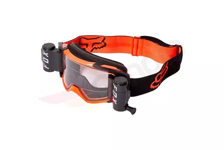 Fox VUE Stray Roll Off Black/Orange beskyttelsesbriller - klar linse - 25829-016-OS