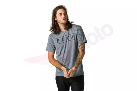 Fox Pinnacle Tech - T-shirt i värmegrå grafit XL - 28647-185-XL