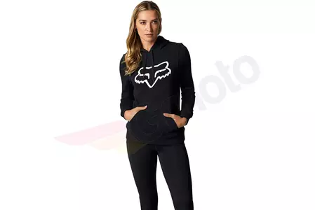 Fox Lady Boundary Black XS džemperis su gobtuvu - 25698-001-XS