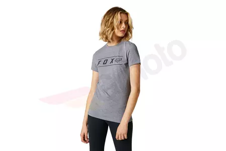 Fox Lady Pinnacle Tech Heather Graphite S T-Shirt - 28237-185-S