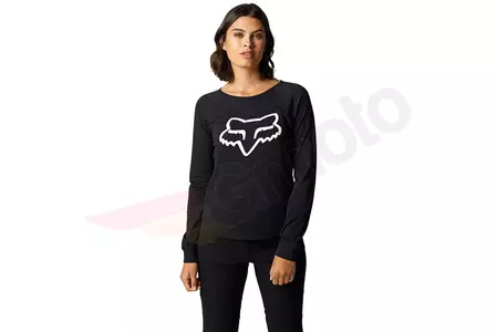 Fox Lady Boundary Black S tričko s dlhým rukávom-1