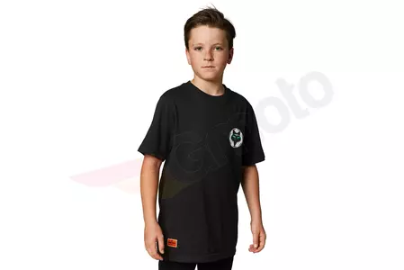 Juniorské tričko Fox Nobyl Black YM - 28454-001-YM