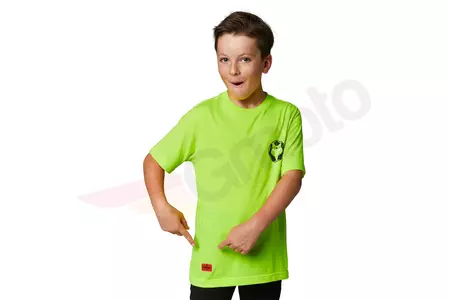 Fox Junior T-Shirt Nobyl Fluorescerend Geel YL-2