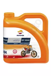 Motorový olej Repsol 4T Racing Off Road 10W40 4L MA2 Synthetic - RPP2006MGB