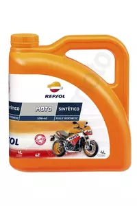 Motorrad Motoröl Repsol 4T Moto Sintetico 10W40 4L MA2 synthetisch - RPP2064MGB