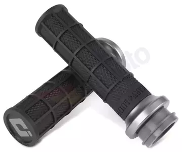 Manetki kierownicy Odi V-Twin Hart-Luck Lock-On 25,4mm czarno-szare-2