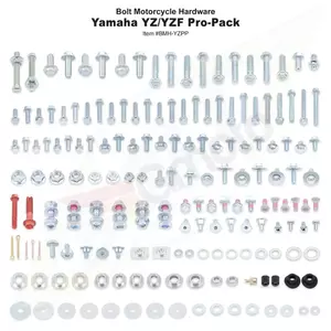 Kit de parafusos Bolt Pro Pack Yamaha YZ YZF 02-13-4