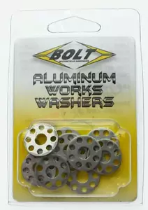 Bolt M18 aluminium ultralichte sluitringen 10 stuks zilver-2
