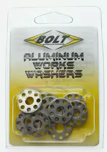 Bolt M18 aluminium ultralichte sluitringen 10 stuks zilver-3