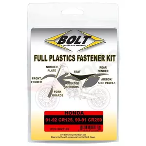 Zestaw śrub do plastików Bolt Honda CR 125 250 90-92 - HON-9092102