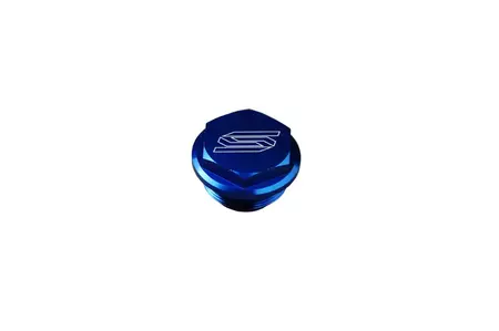 Modrý hliníkový kryt nádržky brzdové kapaliny v jizvě - 5901B