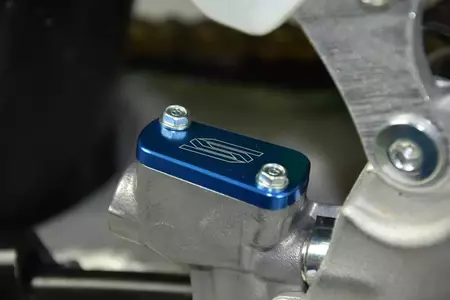 Scar blue aluminium dæksel til bremsevæskebeholder-2