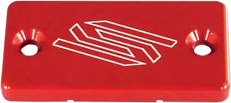 Scar remvloeistofreservoir deksel rood aluminium - 1801