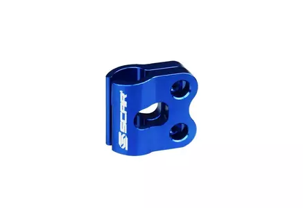 Bromsrörshållare blå aluminium - BLC100B