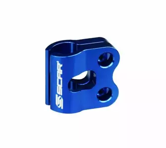 Scar Bremsleitungshalter blau Aluminium - BLC300B