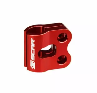 Scar bromsrörshållare röd aluminium - BLC300R