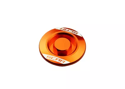 Narbenprüfkappe orange Aluminium - EP500