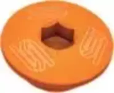 Scar tarkastuskorkki oranssi alumiini-3
