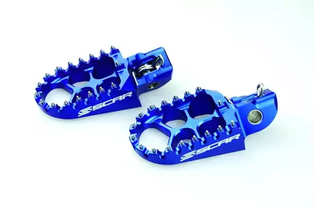 Scar evolution fodstøtter i aluminium blå - S5511B
