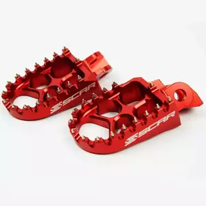 Scar evolution suporturi pentru picioare din aluminiu roșu - S4510R
