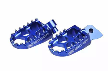 Repose-pieds en aluminium Scar evolution bleu-2
