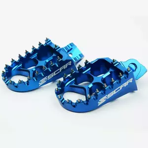 Apoios para os pés em alumínio Scar evolution azul - S3512B