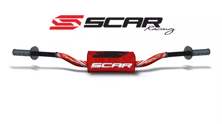 Manubrio Scar O2 in alluminio rosso - S9112RD-RD